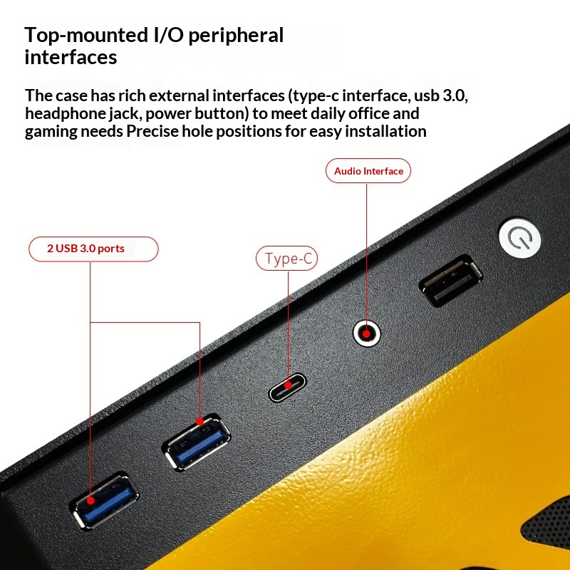 Корпус для мини-ПК QM-Z36 Horn – обзор и цена Portable Aluminum Itx Case Carry Handle